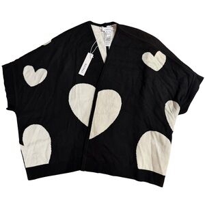 Chico's Black and White Cardigan